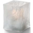 Hollowick Glass Glacier Satin Crystal Wysp Tealight Lamp.