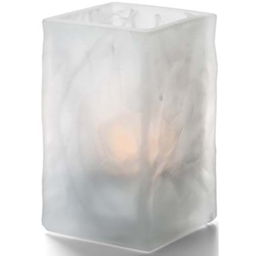 Hollowick Glass Glacier Satin Crystal Wysp Votive Lamp
