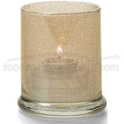 Hollowicks Champagne Jewel Votive Glass Lamp, 3 9/16 Inch Height