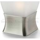 Hollowicks Satin Pewter Metal Odyssey Base, 1 3/4 inch Height.