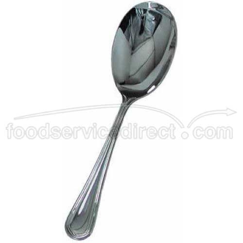 Update International Regency Stainless Large Slotted Serving Spoon, 8.75 Inch -- 12 Per Case