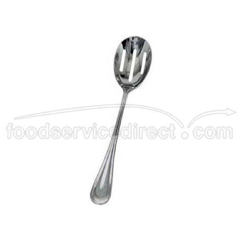 Update International Regency Banquet Stainless Slotted Spoon, 11 1/4 Inch -- 12 Per Case