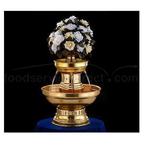 Apex Fountain Hostess Gold Anodized Aluminum Champagne Beverage Fountain, 3 Gallon.