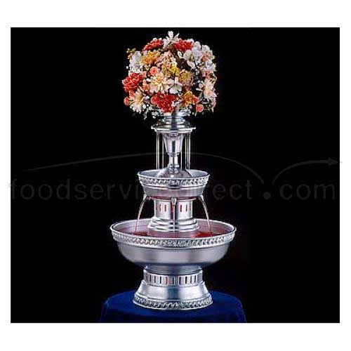 Apex Fountain Duchess Silver Anodized Aluminum Champagne Beverage Fountain, 3 Gallon.