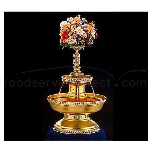 Apex Fountain Mirage Gold Anodized Aluminum Champagne Beverage Fountain, 5 Gallon.