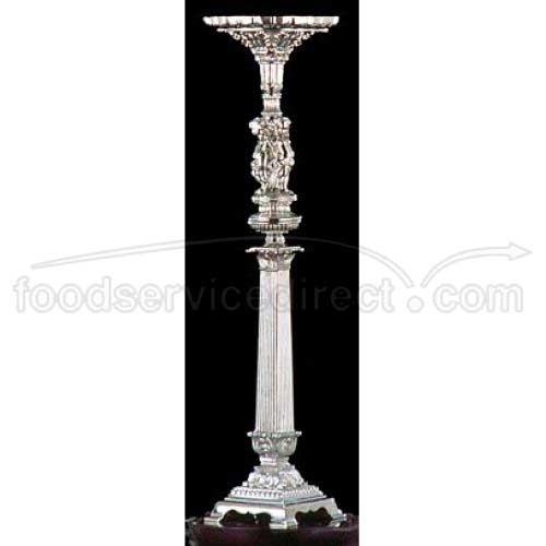 Apex Fountain Crown Bright Heavy Nickel Finish Floral Stand, 29 inch Height -- 2 per case.