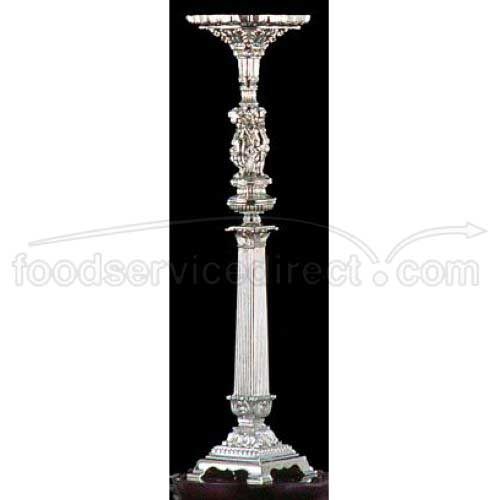 Apex Fountains Crown Bright Heavy Nickel Finish Floral Stand, 29 Inch Height -- 2 Per Case