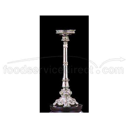 Apex Fountains Foxi Bright Heavy Nickel Finish Floral Stand, 25 Inch Height -- 2 Per Case