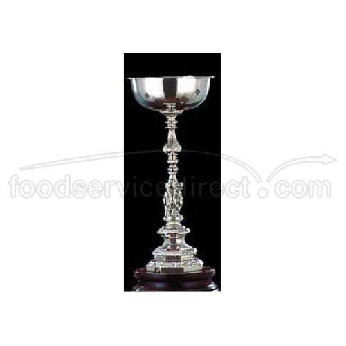 Apex Fountains Gemini Bright Heavy Nickel Finish Floral Stand, 25 Inch Height -- 2 Per Case