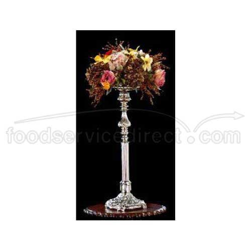 Apex Fountains Regency Bright Heavy Nickel Finish Floral Stand, 24 Inch Height -- 2 Per Case