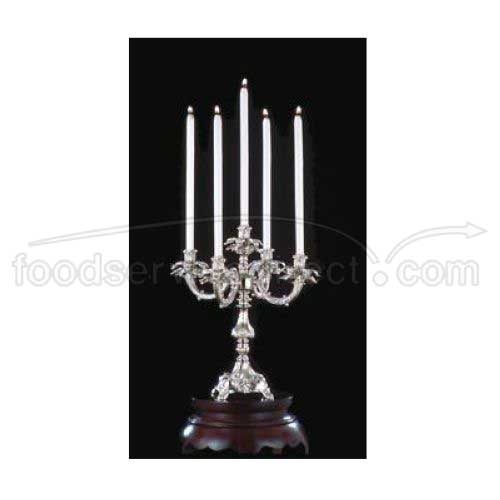 Apex Fountain Venus Bright Heavy Nickel Finish Five Light Candelabra, 18 inch Height -- 2 per case.