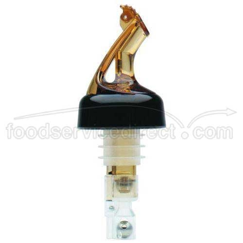 Rum Amber Precision Pours Collar and Fliptop 3 Ball Pour Spout, 5/8 Ounce -- 1 dozen