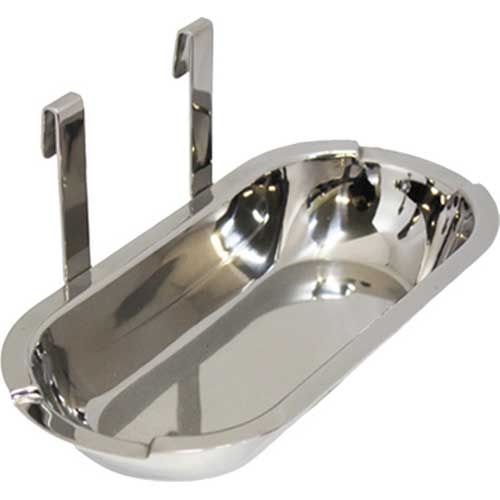 Smart Detachable Stainless Steel Spoon Holder for Oblong Roll Top Chafing Dish, 9 x 5 x 5 inch.