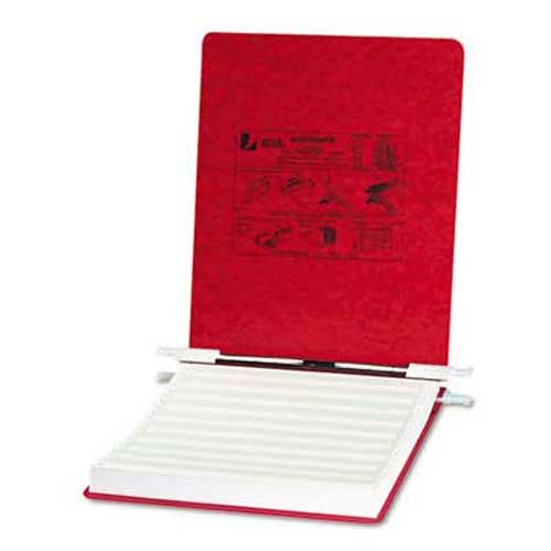 Acco Presstex Executive Red 9 1/2 X 11 Inch Covers With Storage Hooks, 6 Inch Cap