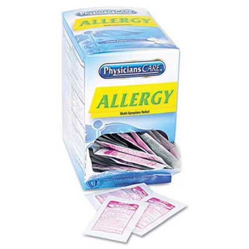 PhysiciansCare Allergy Antihistamine Medication, Two-Pack, 50 Packs/Box