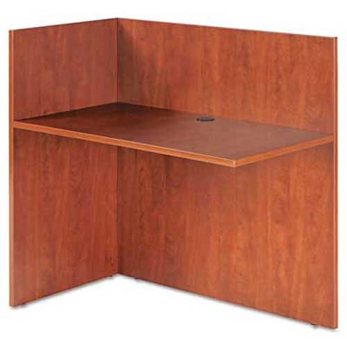 Alera Valencia Reversible Reception Return, 44w x 23 5/8d x 41 1/2h, Medium Cherry
