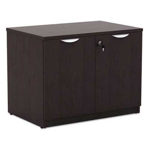 Alera Valencia Series Storage Cabinet, 34w x 22 3/4d x 29 1/2h, Espresso