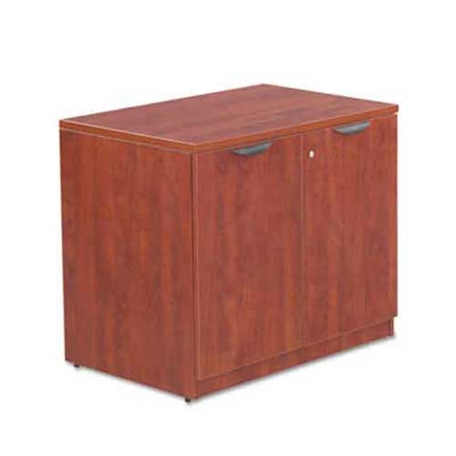 Alera Valencia Series Storage Cabinet, 34w x 22 3/4d x 29 1/2h, Medium Cherry