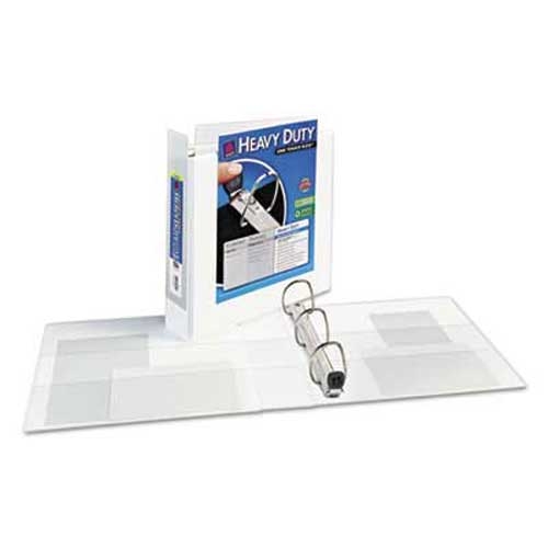 Avery Heavy-Duty View Binder w/Locking 1-Touch EZD Rings, 2 inch Cap, White
