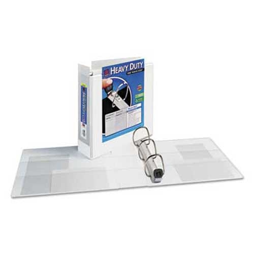Avery Heavy-Duty View Binder w/Locking 1-Touch EZD Rings, 3 inch Cap, White