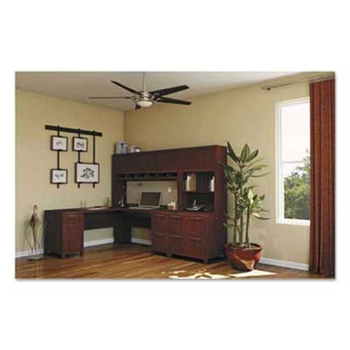 Bush Enterprise Collection 72W x 72D L-Desk, Harvest Cherry (Box 2 of 2)