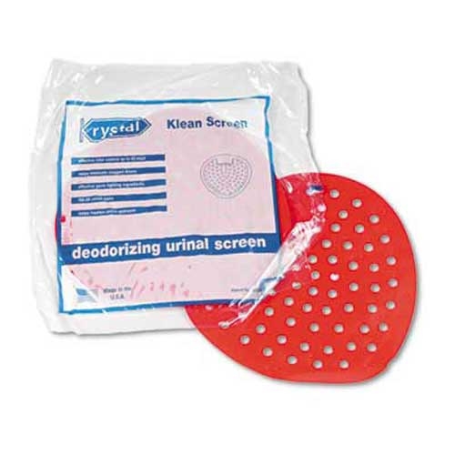 Krystal Urinal Screen, Cherry Fragrance, Red, 12/Box