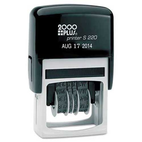 2000 PLUS Economy Dater, Self-Inking, Black