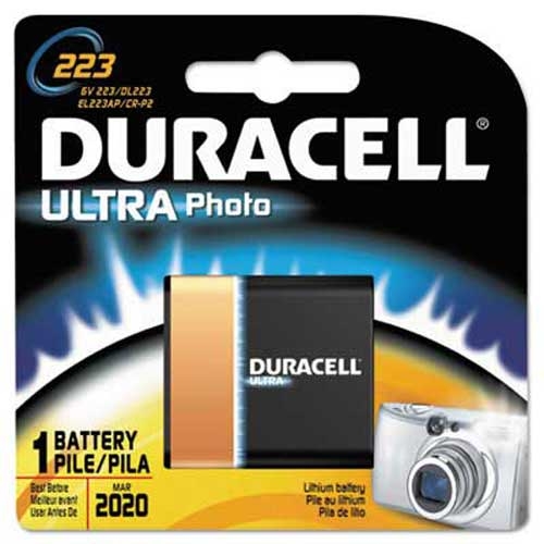 Duracell Ultra High Power Lithium Battery, 223, 6V