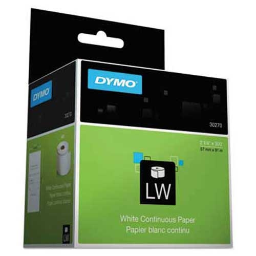 DYMO LabelWriter Continuous-Roll Receipt Paper, 3 1/2 x 300, White
