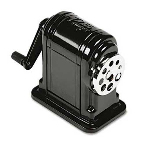 X-ACTO Ranger 55 Classroom Manual Pencil Sharpener, Black