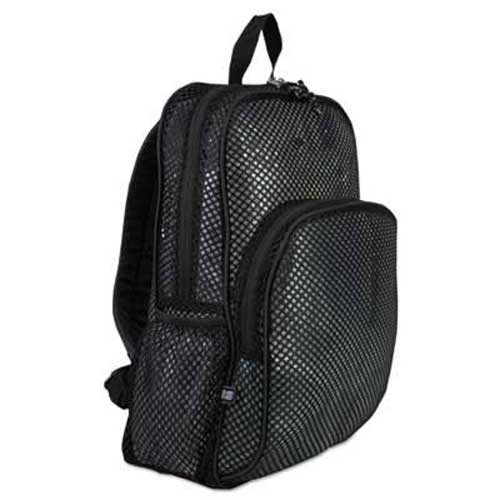Eastsport Mesh Backpack, 12 x 5 1/2 x 17 1/2, Black