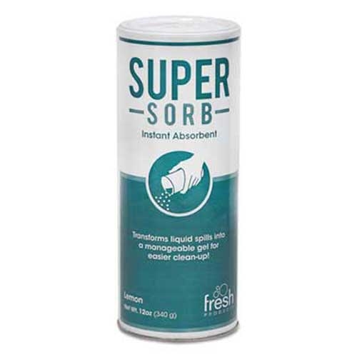 Fresh Products Supersorb Liquid Spills Absorbent, 12oz Shaker Can