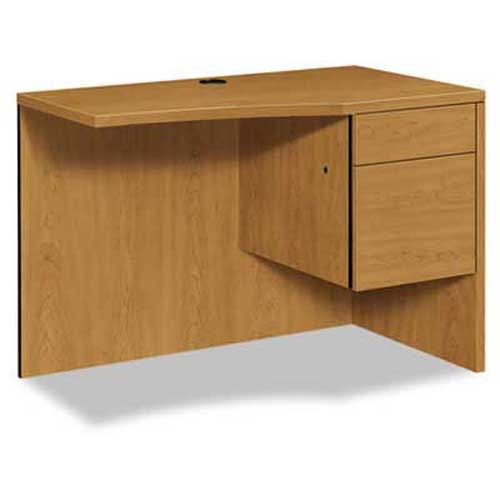 HON 10500 Series Curved Return, Right, 42w x 18-24d x 29-1/2h, Harvest