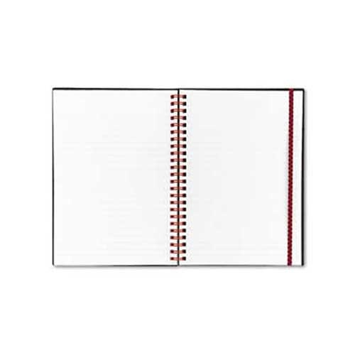 Black n Red Twin Wire Poly Cover Notebook, Legal Rule, 5 5/8 x 8 1/4, White, 70 Sheets