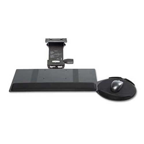 Kelly Computer Supply Leverless Lift N Lock Keyboard Tray, 19w x 10d, Black
