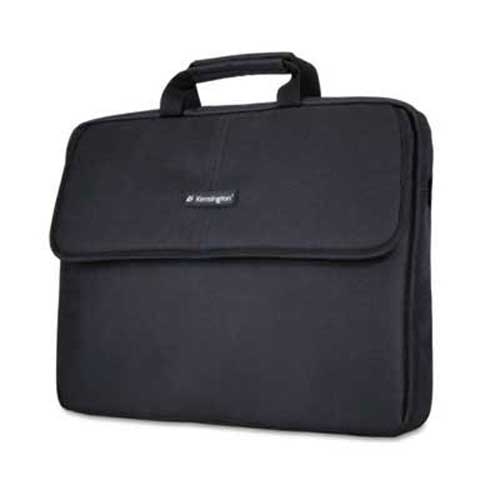 Kensington 17 inch Laptop Sleeve, Padded Interior, Interior/Exterior Pockets, Black