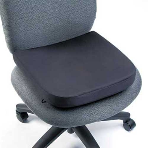 Kensington Memory Foam Seat Rest, 13-1/2 inchw x 14 1/2 inchd x 2 inchh, Black