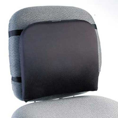 Kensington Memory Foam Backrest, 16 inchw x 12 inchd x 16 inchh, Black