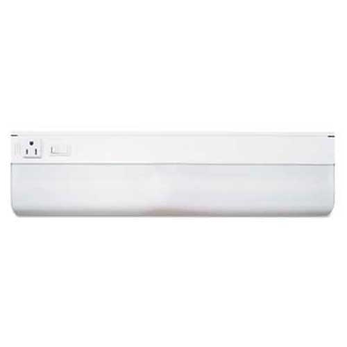 Ledu Under-Cabinet Fluorescent Fixture, Steel, 18-3/4 x 4, White