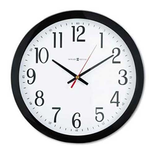 Howard Miller Gallery Wall Clock, 16 inch, Black