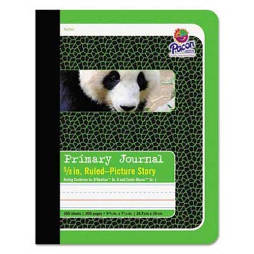Pacon Primary Journal, 5/8 inch Ruling, 9-3/4 x 7-1/2, 100 Sheets