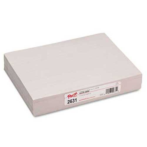 Pacon Skip-A-Line Ruled Newsprint Paper, 30 lbs., 11 x 8-1/2, White, 500 Sheets/Pack