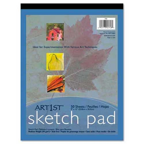 Pacon Art1st Sketch Pad, 60-lbs. Heavyweight Drawing Paper. 9 inch x 12 inch, 50 Sheets