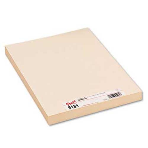 Pacon Medium Weight Tagboard, 12 x 9, Manila, 100/Pack