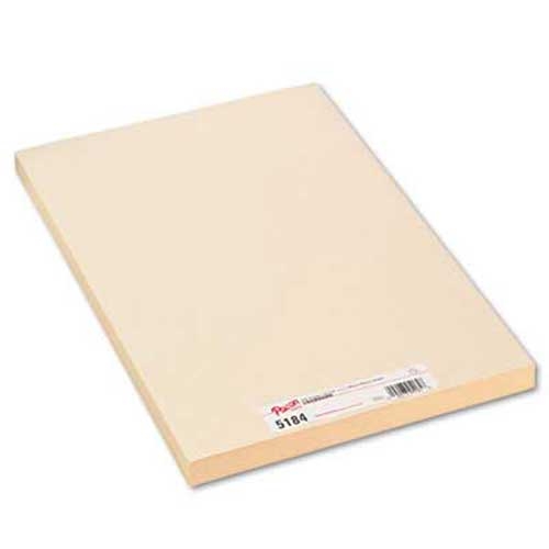 Pacon Medium Weight Tagboard, 18 x 12, Manila, 100/Pack