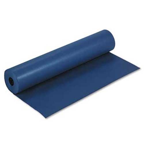 Pacon Rainbow Duo-Finish Colored Kraft Paper, 35 lbs., 36 inch x 1000 ft, Dark Blue