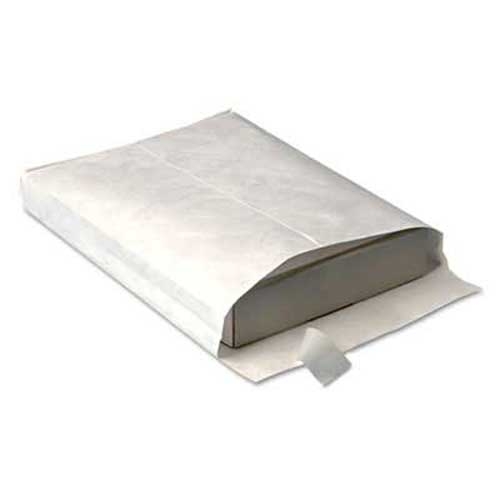 Survivor Tyvek Expansion Mailer, 10 x 13 x 1 1/2, White, 18lb, 100/Carton
