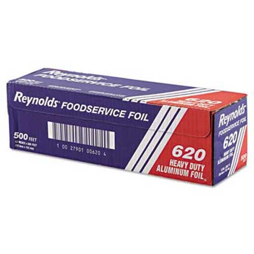 Reynolds Wrap Heavy Duty Aluminum Foil Roll, 12 inch x 500 ft, Silver