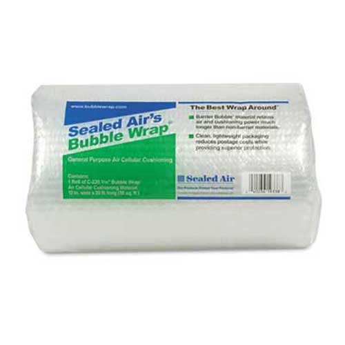 Sealed Air Bubble Wrap® Cushioning Material, 3/16 inch Thick, 12 inch x 30 ft.