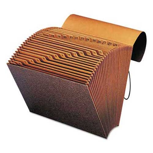 Smead 1-31 Expanding Files, 31 Pocket, Letter, Redrope Printed